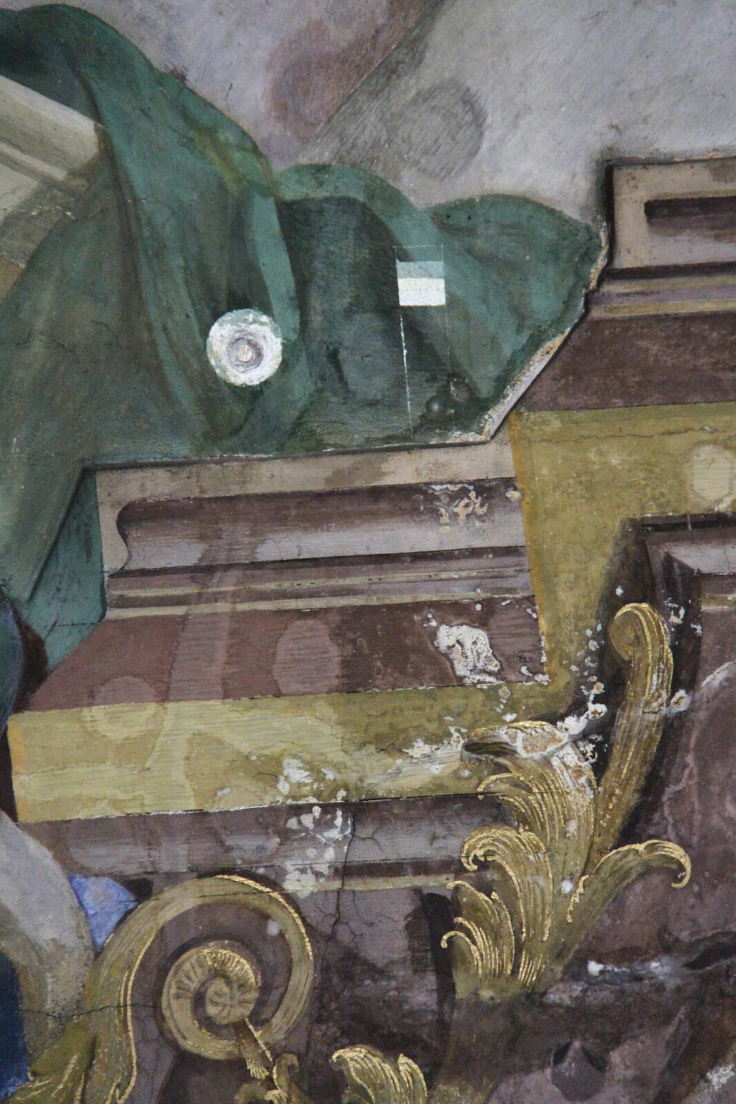 Aula Leopoldyńska Fragment fresku