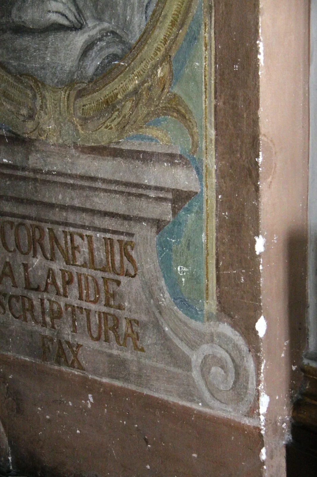 Aula Leopoldyńska Fragment malowidł
