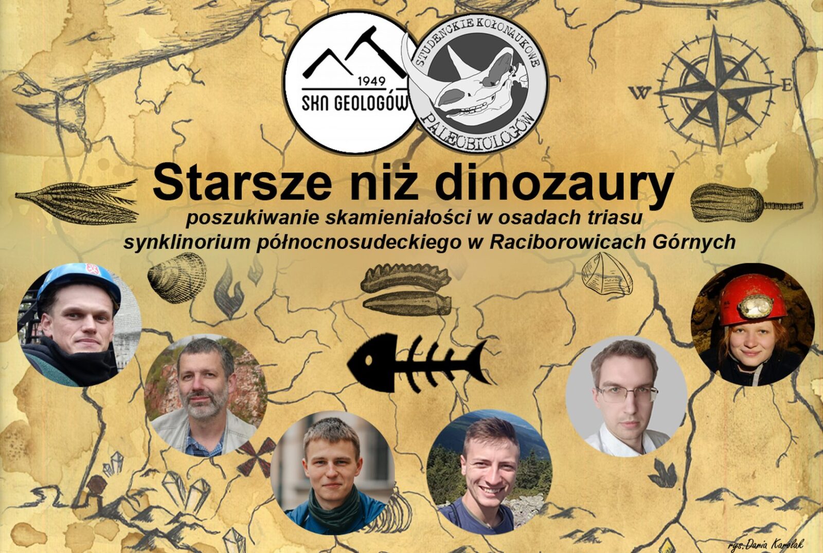 plakat projektu starsze niż dinozaury