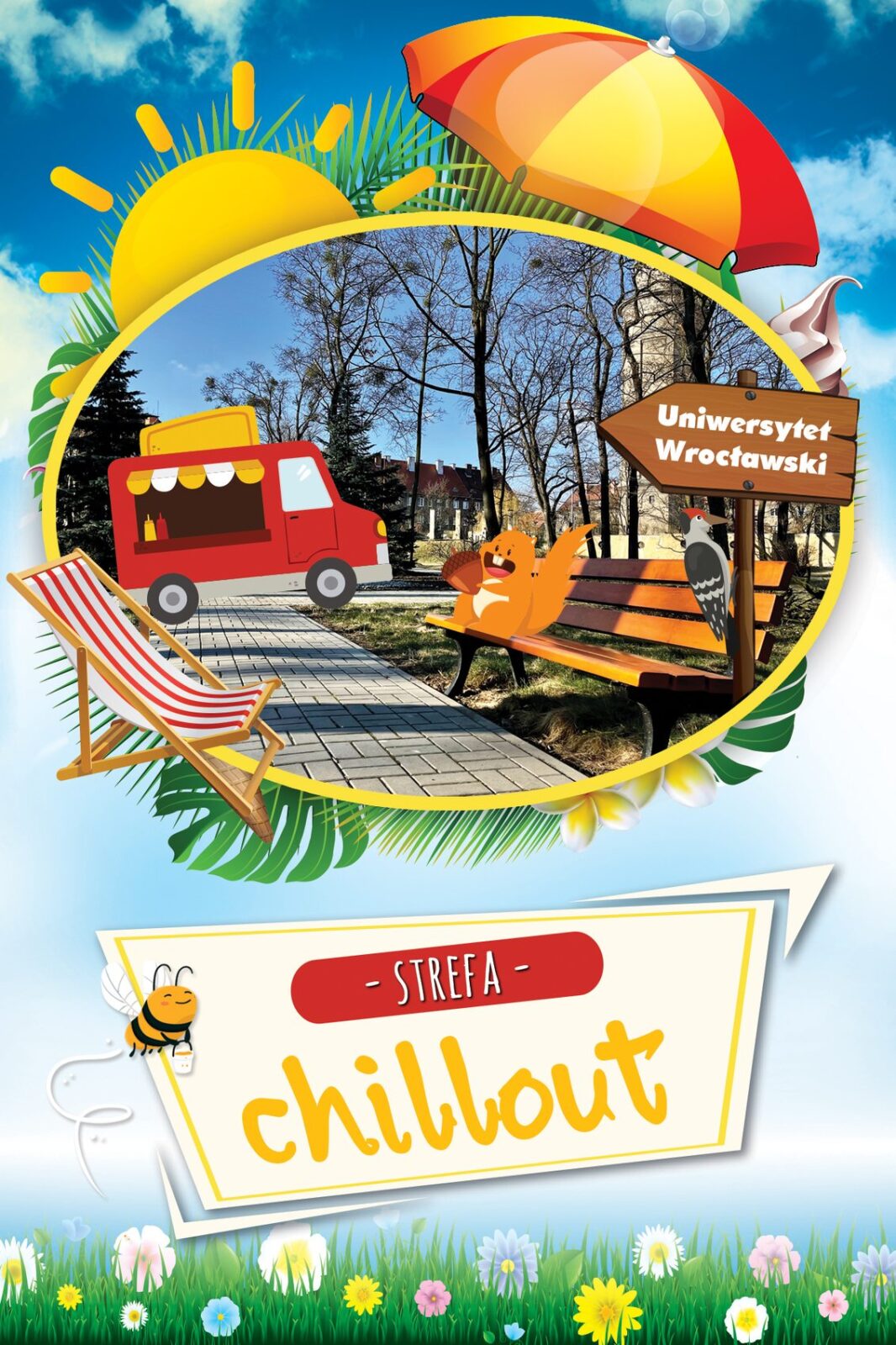 Plakat projektu strefa chillout