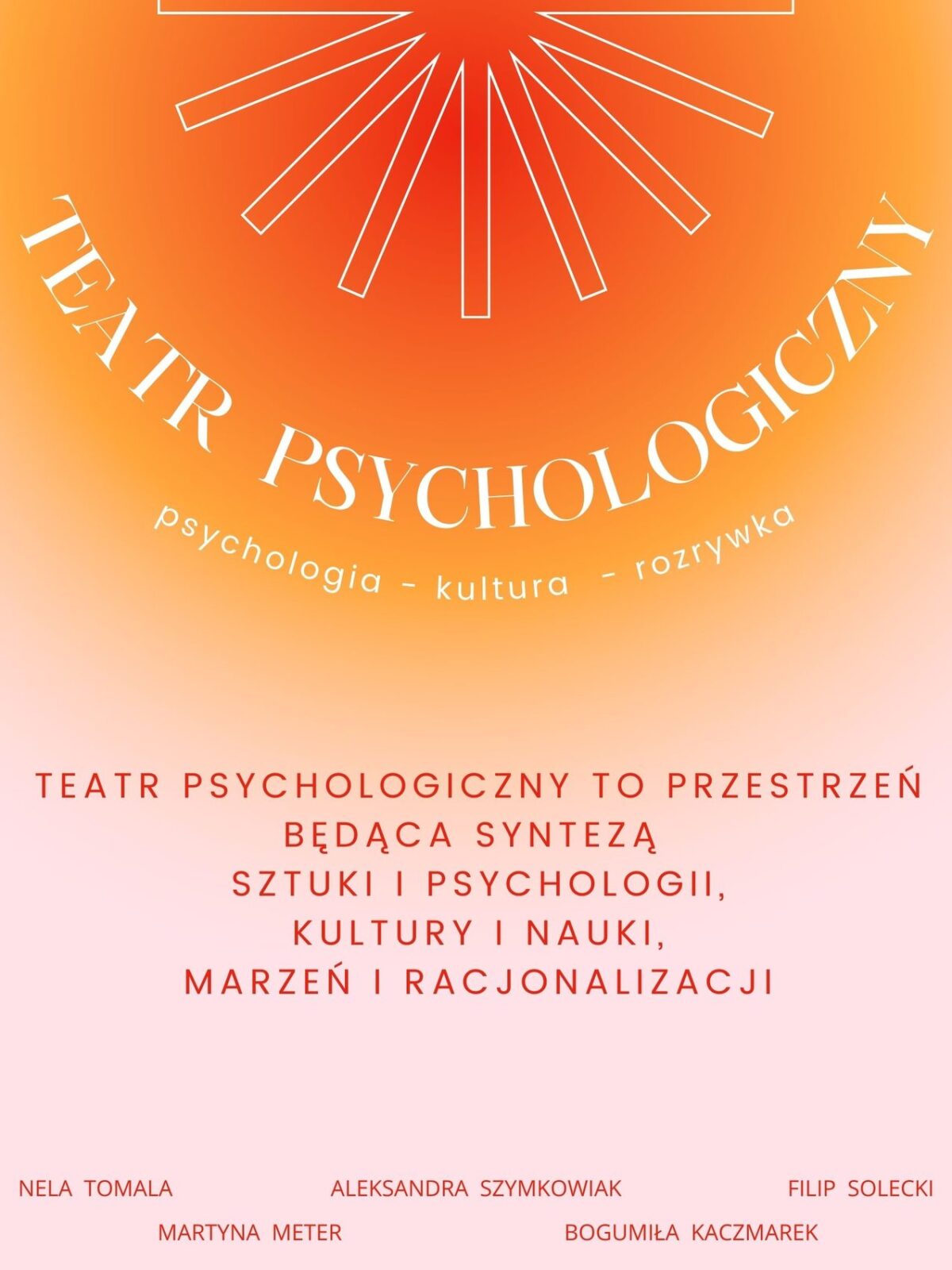 Plakat teatru psychologicznego