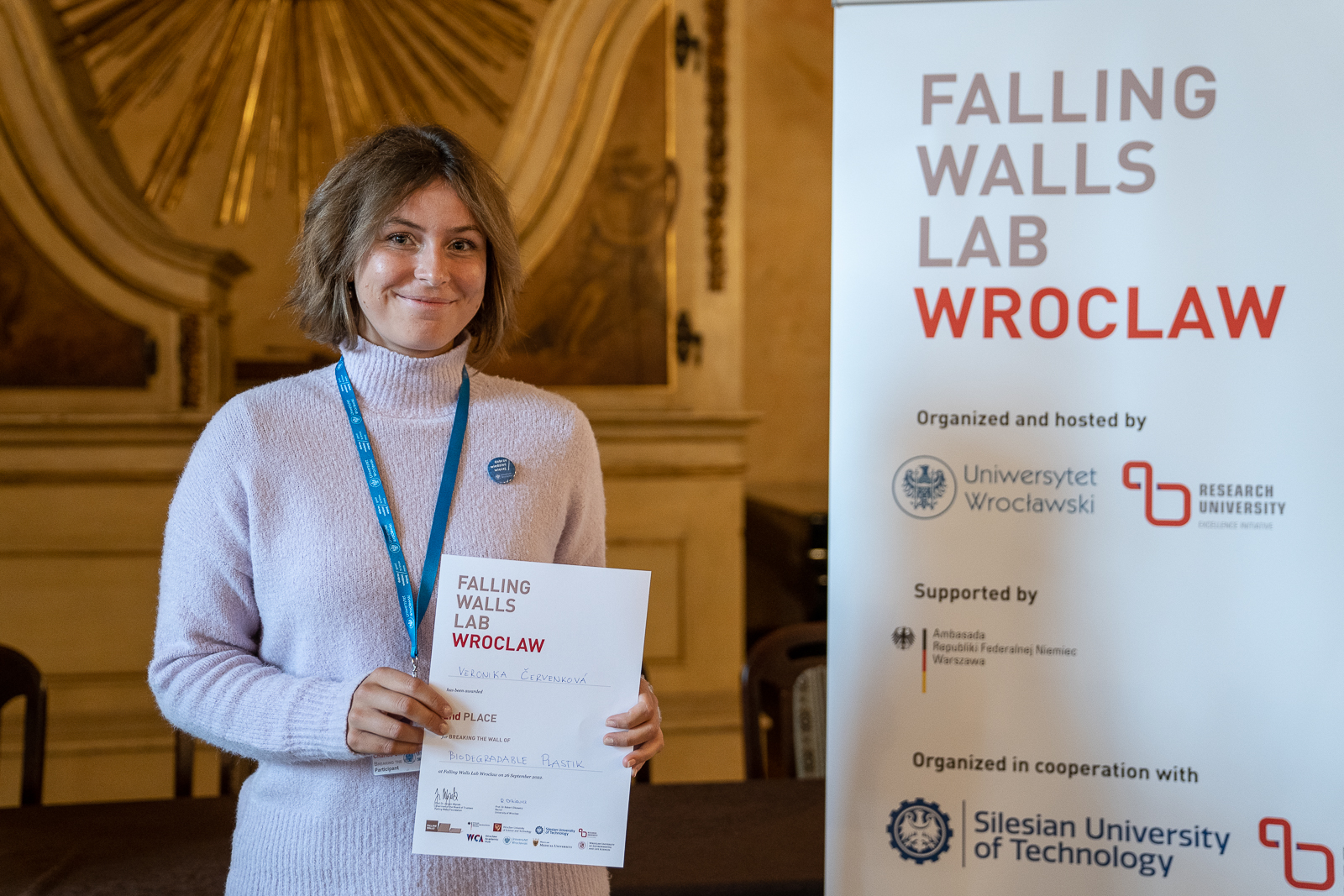 Laureatka Falling Walls Lab