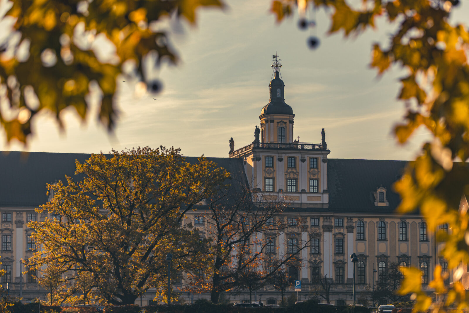 Uniwersytet Wrocławski jesienią