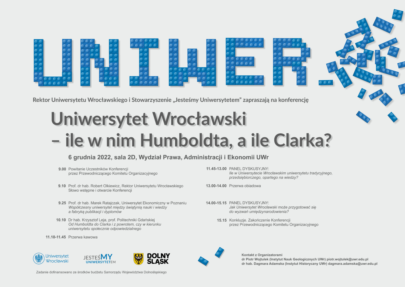 plakat z grafiką i tekstem