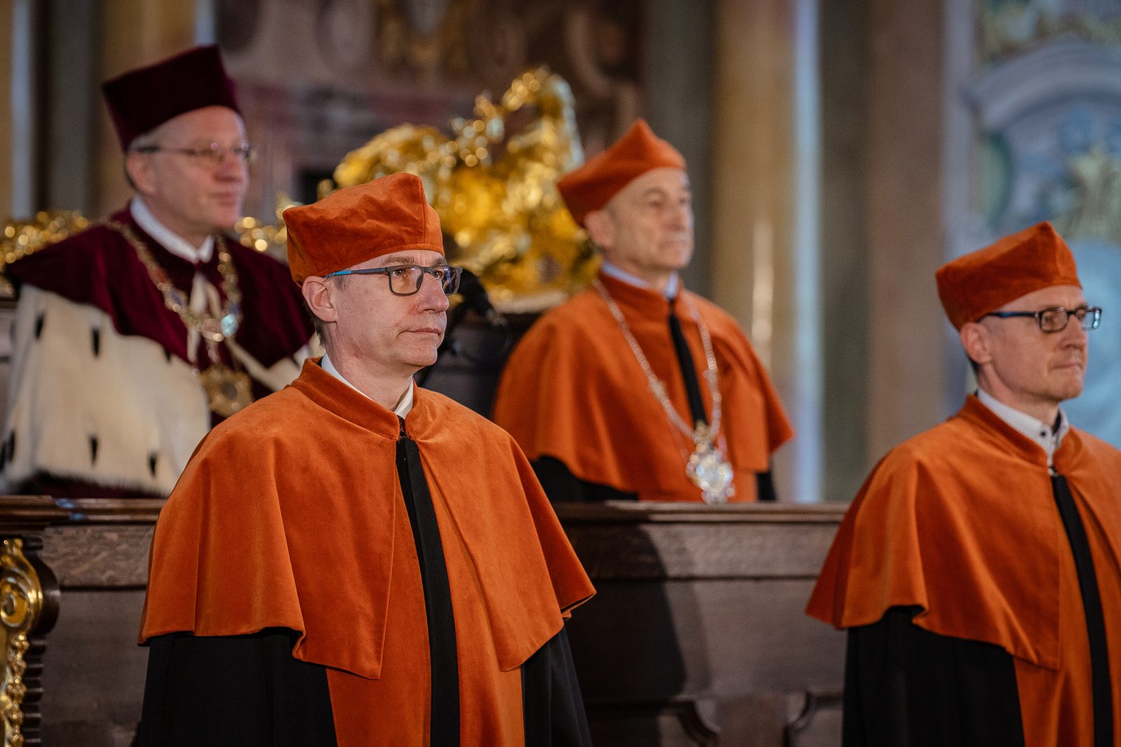 grupa ludzi, Aula Leopoldyńska