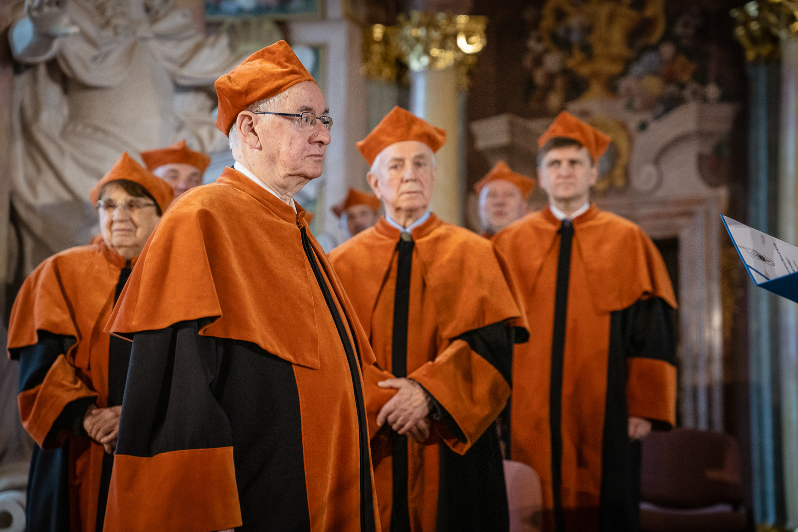 grupa ludzi, Aula Leopoldyńska