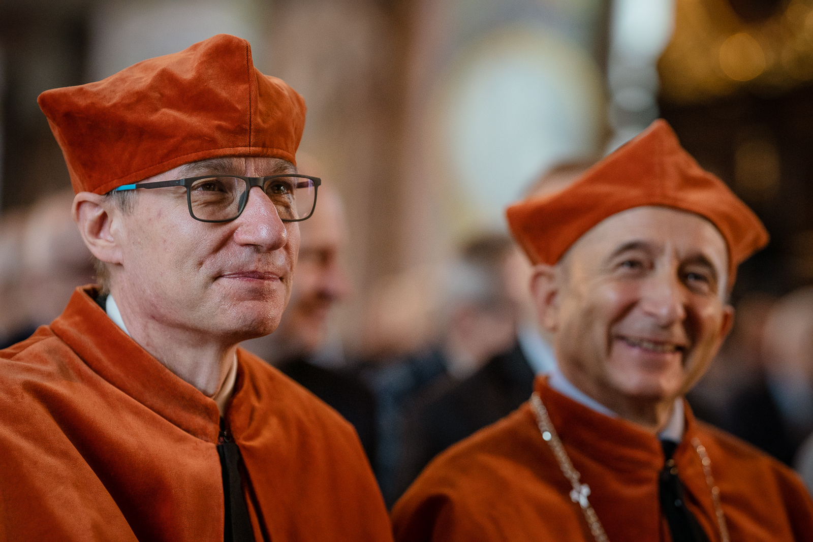grupa ludzi, Aula Leopoldyńska