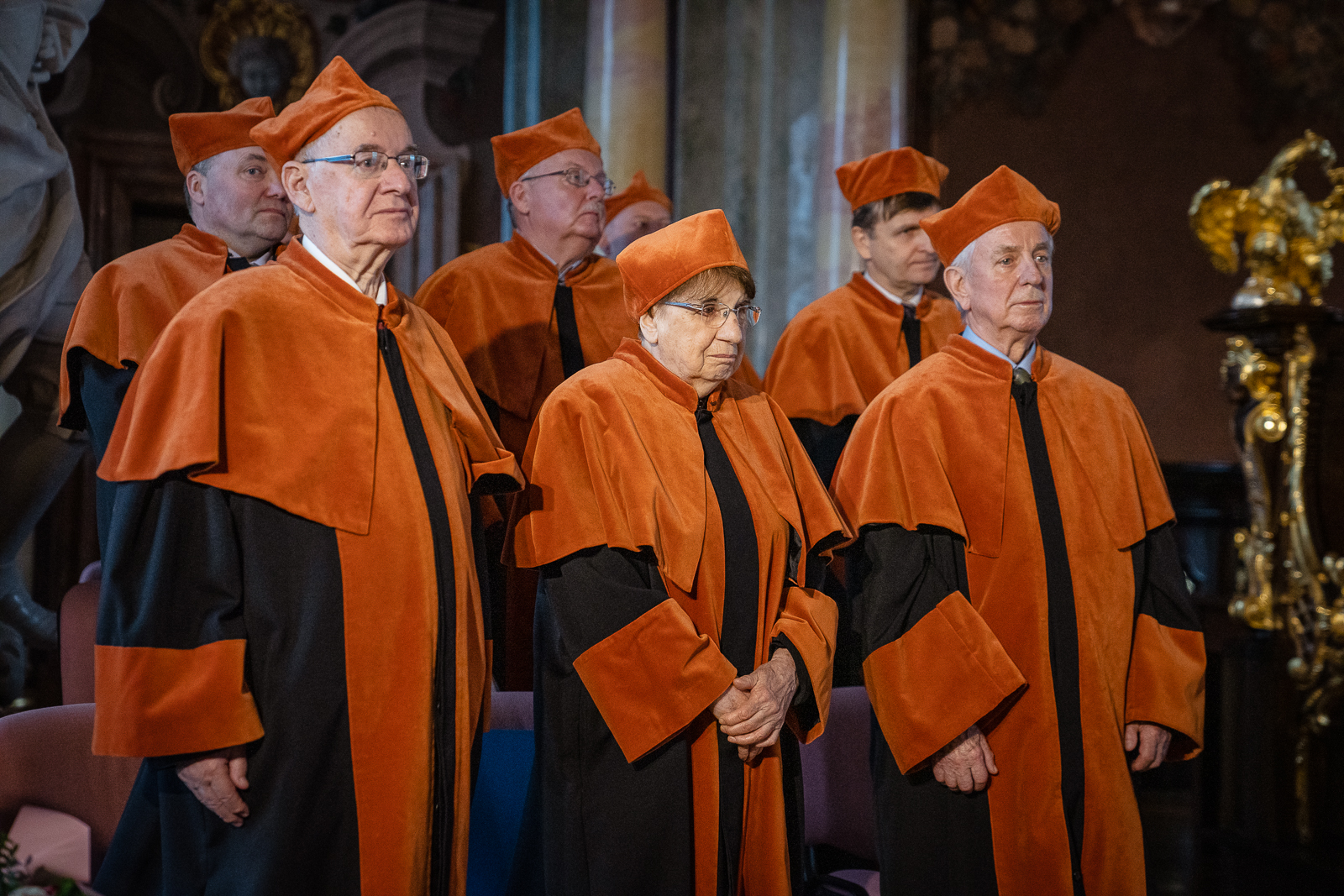 grupa ludzi, Aula Leopoldyńska