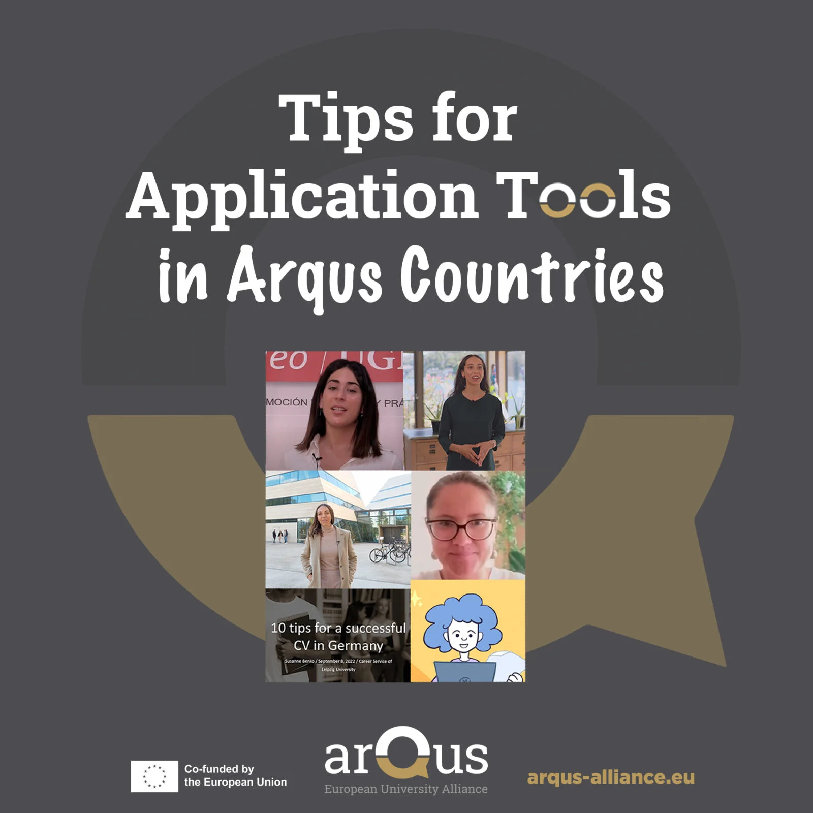 Tips for application tools in Arqus countries