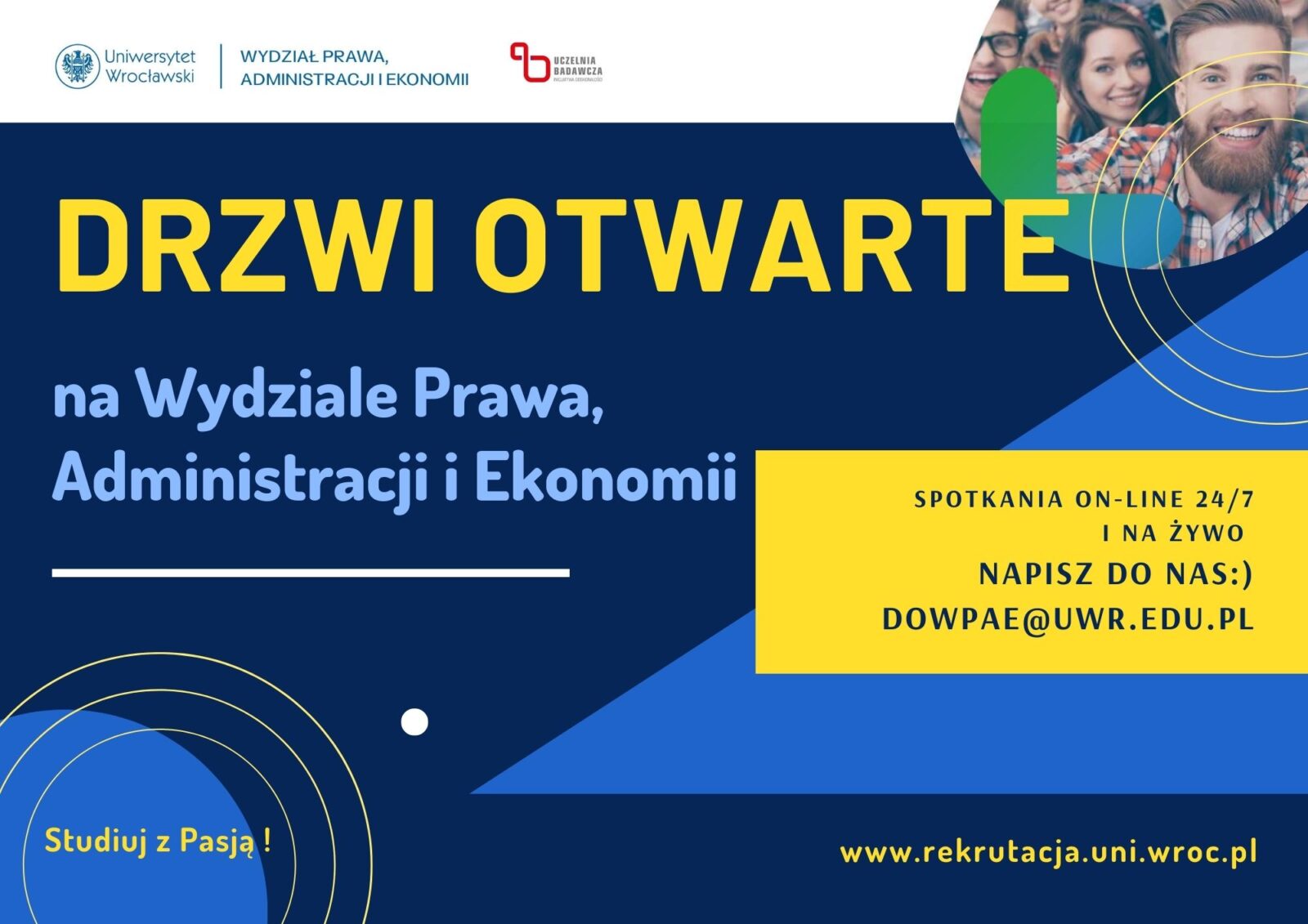 Drzwi otwarte WPAE - grafika