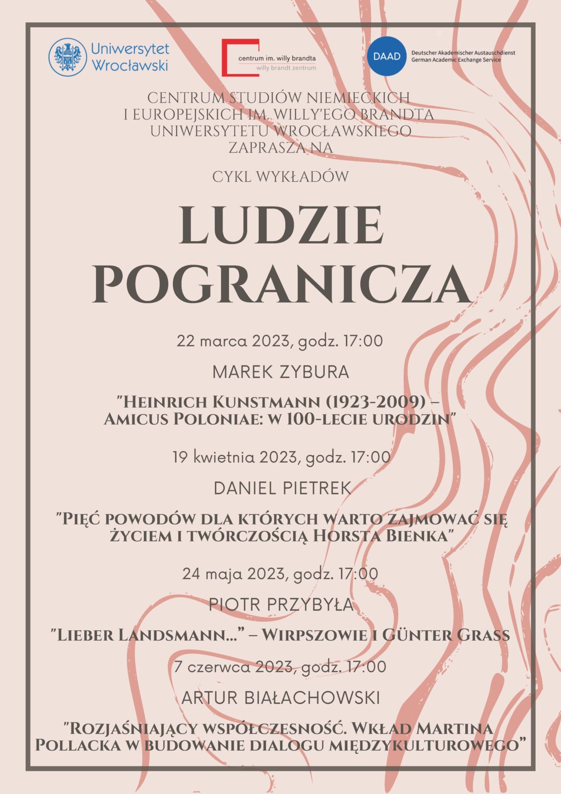 grafika z informacjami o cyklu wykładów