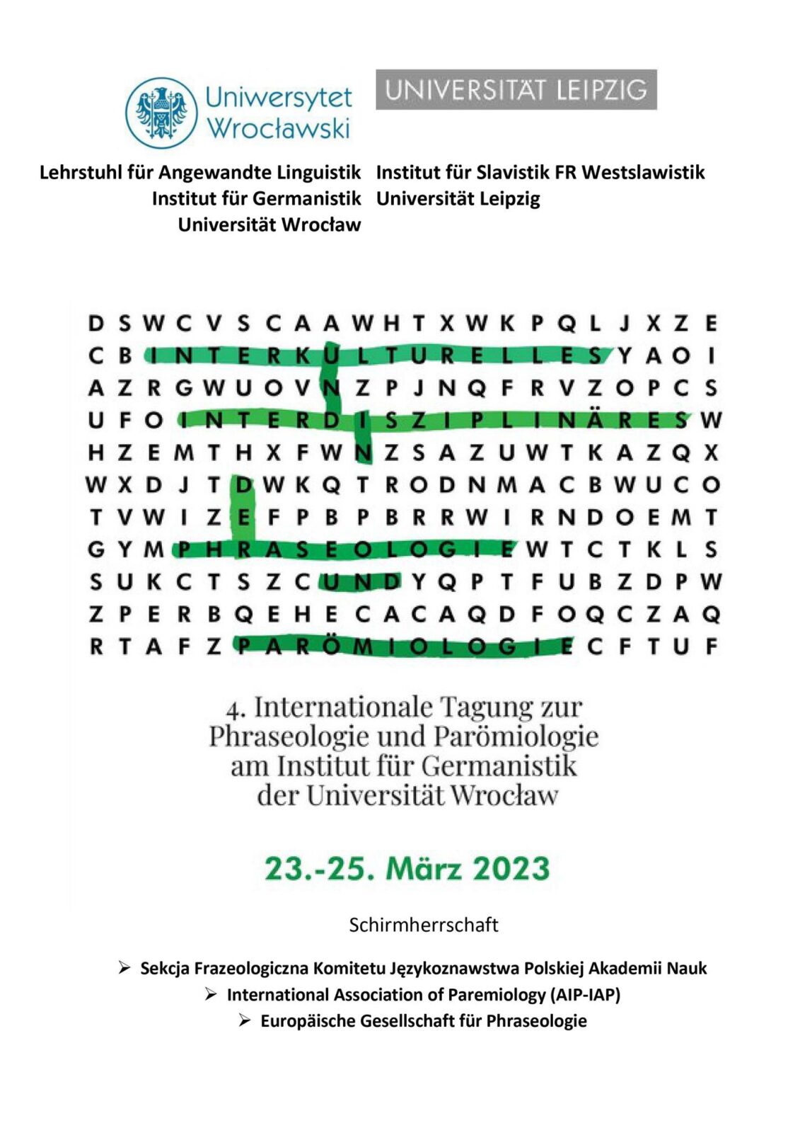 grafika z tekstem dotyczącym konferencji