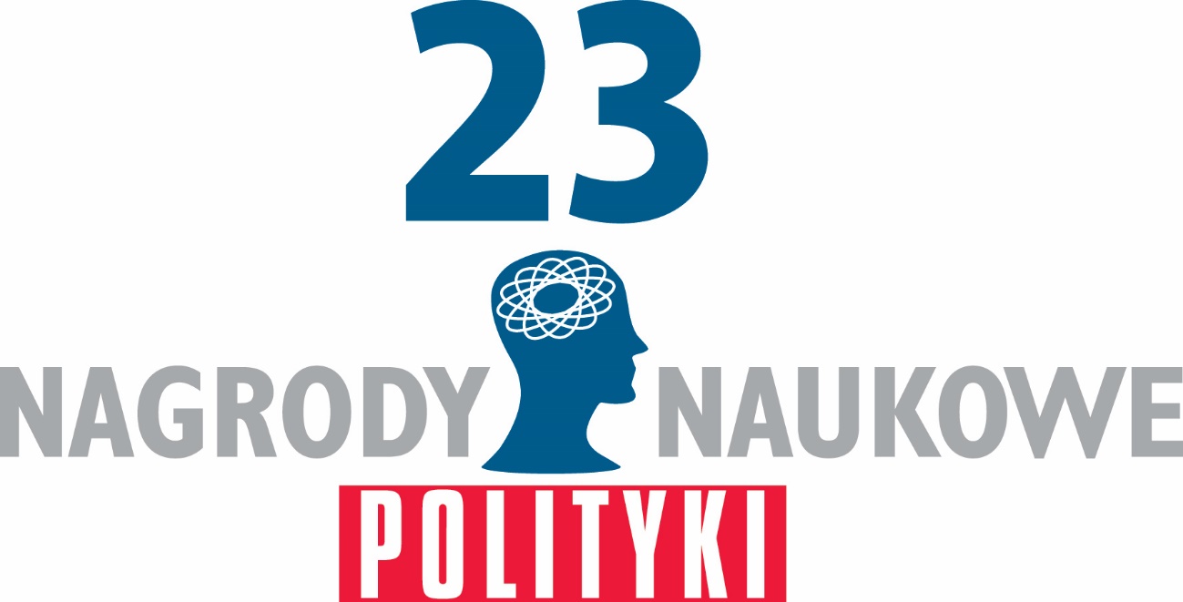 Grafika z tekstem: 23 Nagrody Naukowe Polityki