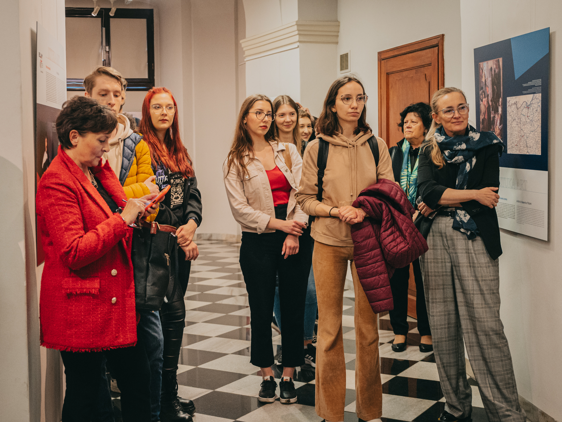 grupa studentów