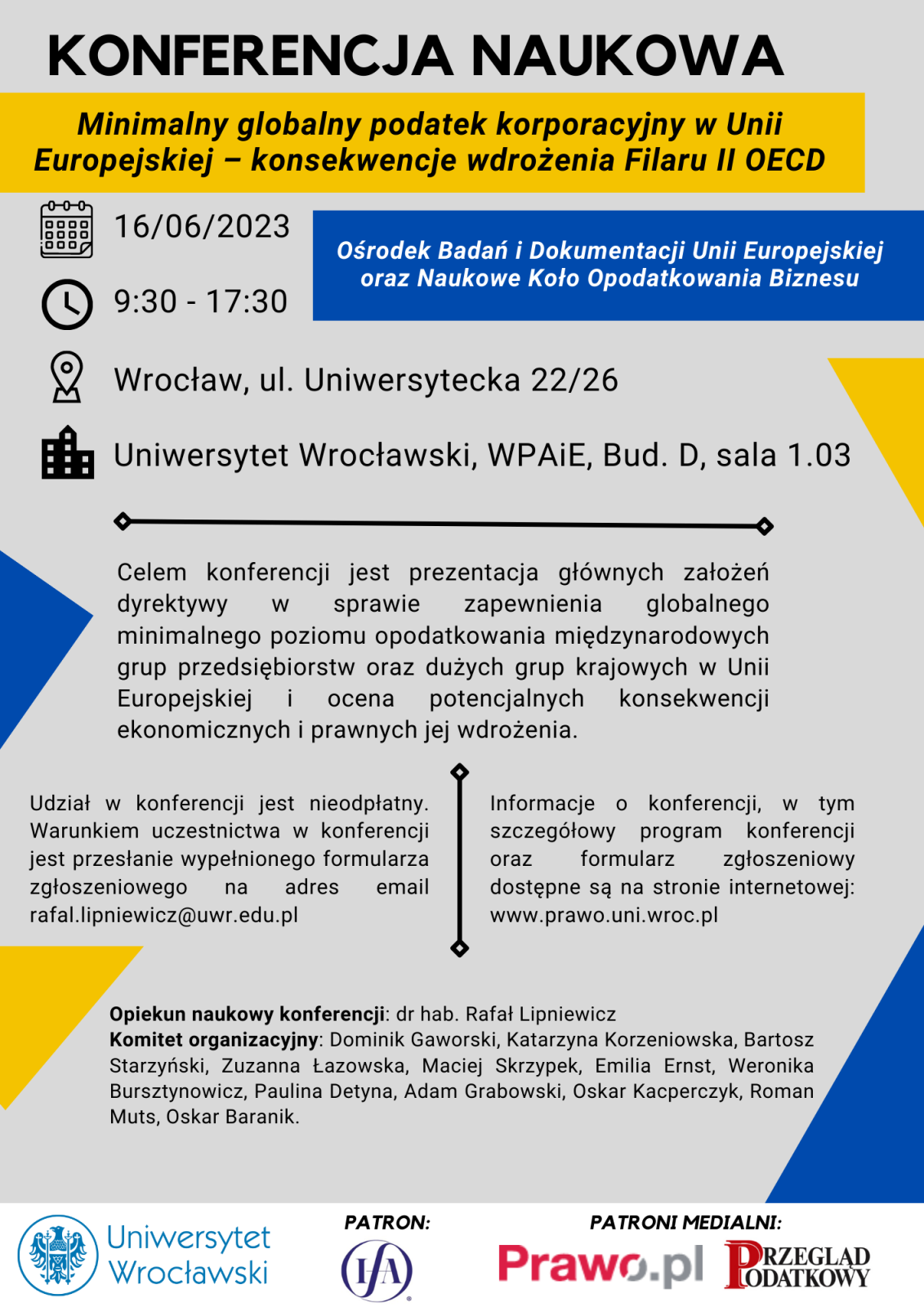 info z grafiką