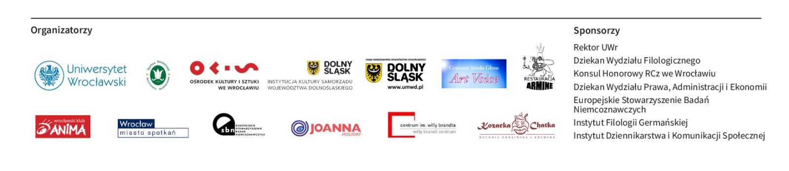 pasek z logotypami