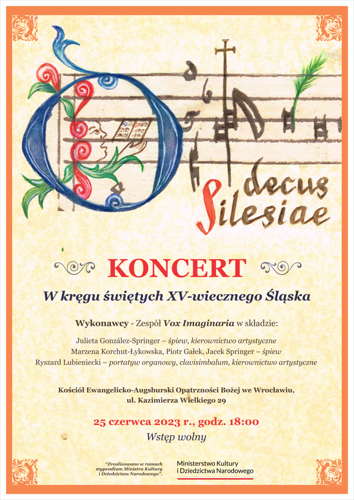 plakat koncertu