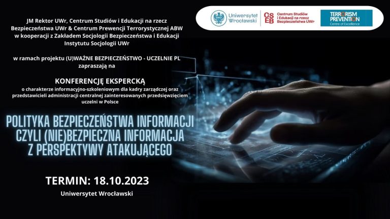 Konferencja ekspercka – Polityka bezpieczeństwa informacji czyli (nie)bezpieczna informacja z perspektywy atakującego