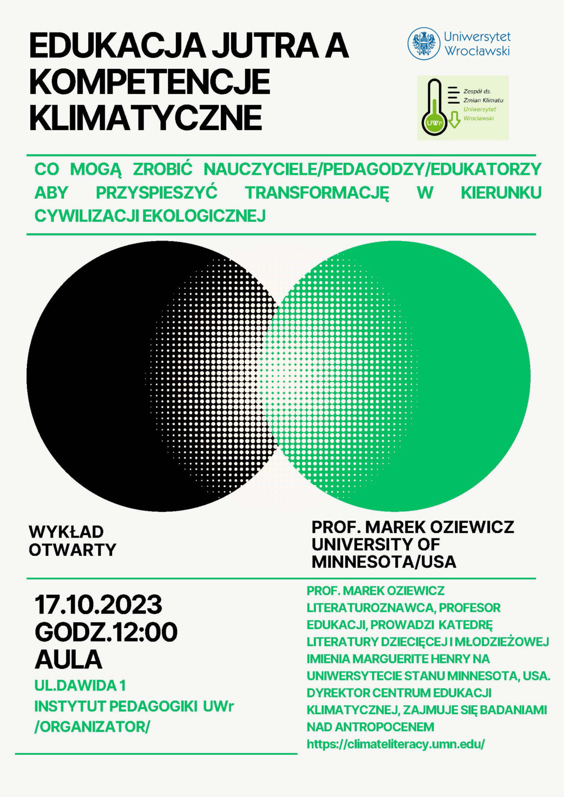 plakat z tekstem