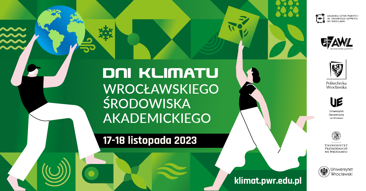 Baner Dni Klimatu Wrocławskiego Środowiska Akademickiego