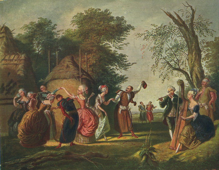 Korneli Szlegel (1819–1870) – Polonez pod gołym niebem, źródło: https://pl.wikipedia.org/wiki/Plik:Polonez_Pod_Go%C5%82ym_Niebem_-_Korneli_Szlegel.jpg