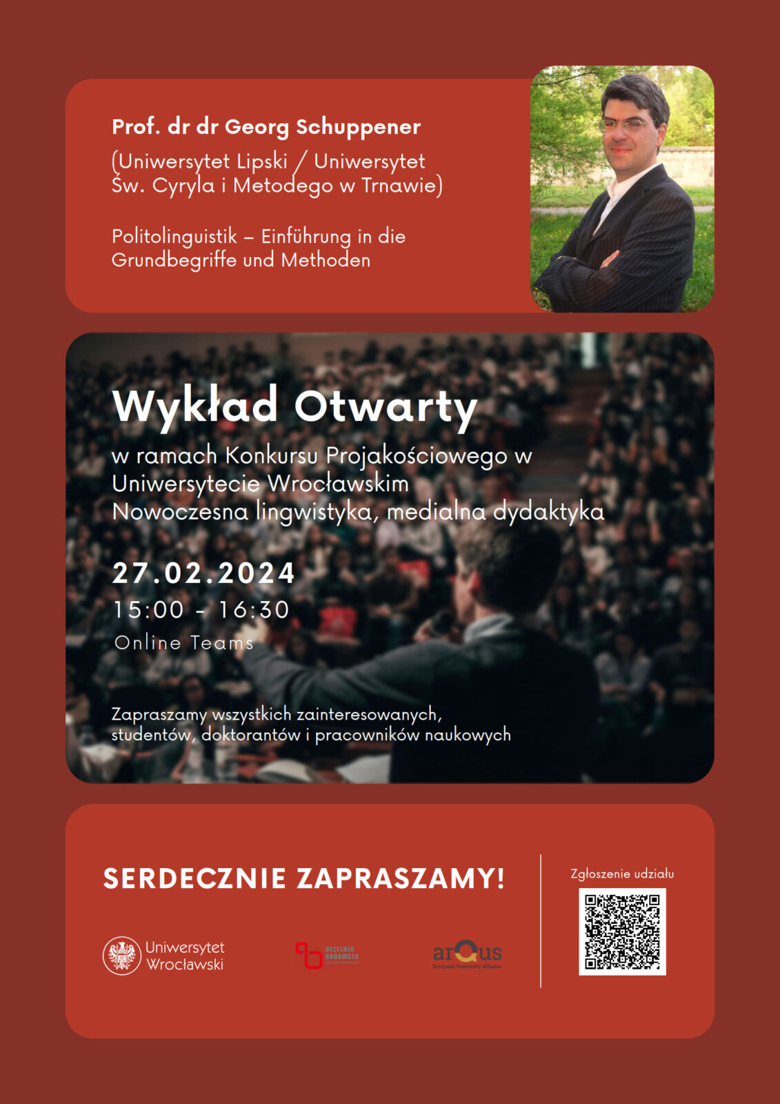 plakat czerwony