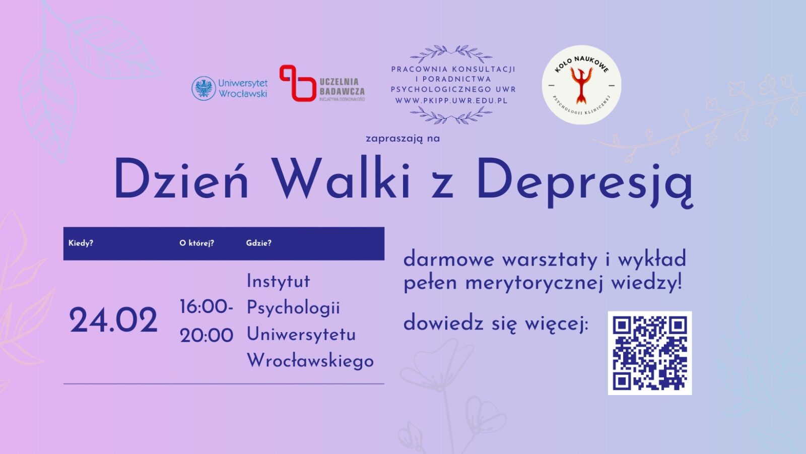 plakat depresja