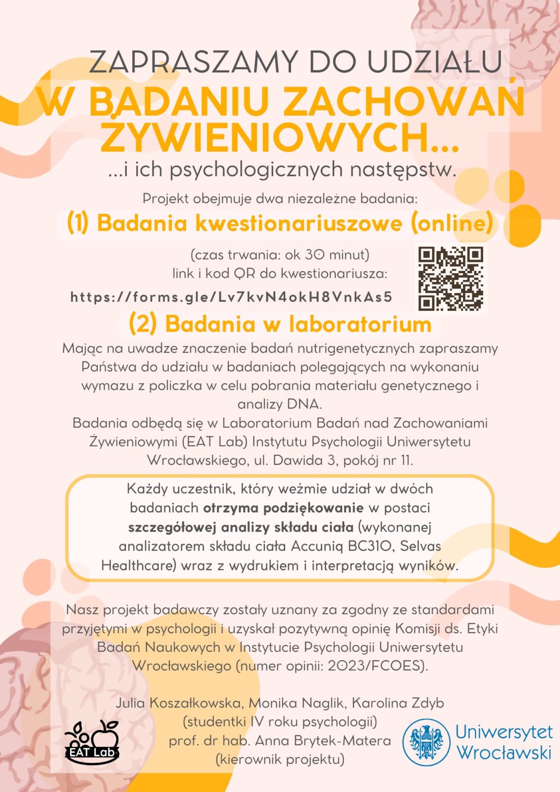 badania zachowania żywieniowe