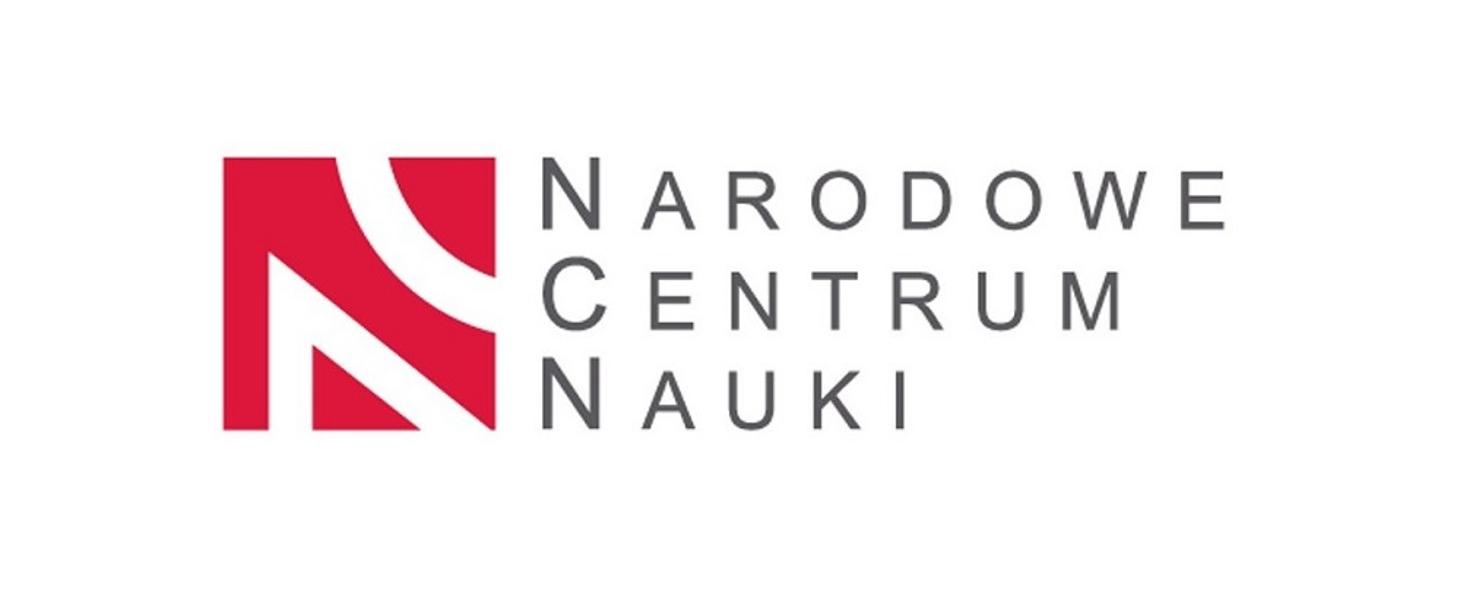 logow w postaci czerwono-białego kwadratu i napisu: Narodowe Centrum Nauki