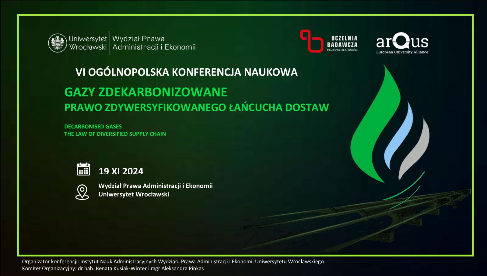 baner konferencja zielony