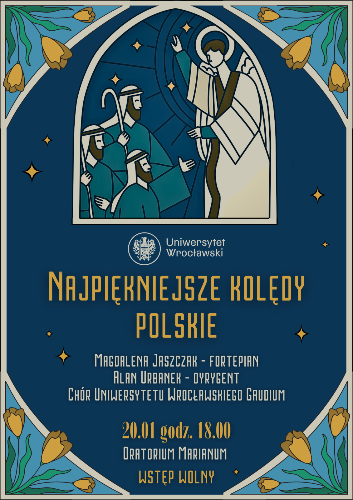 plakat koncert chóru Gaudium