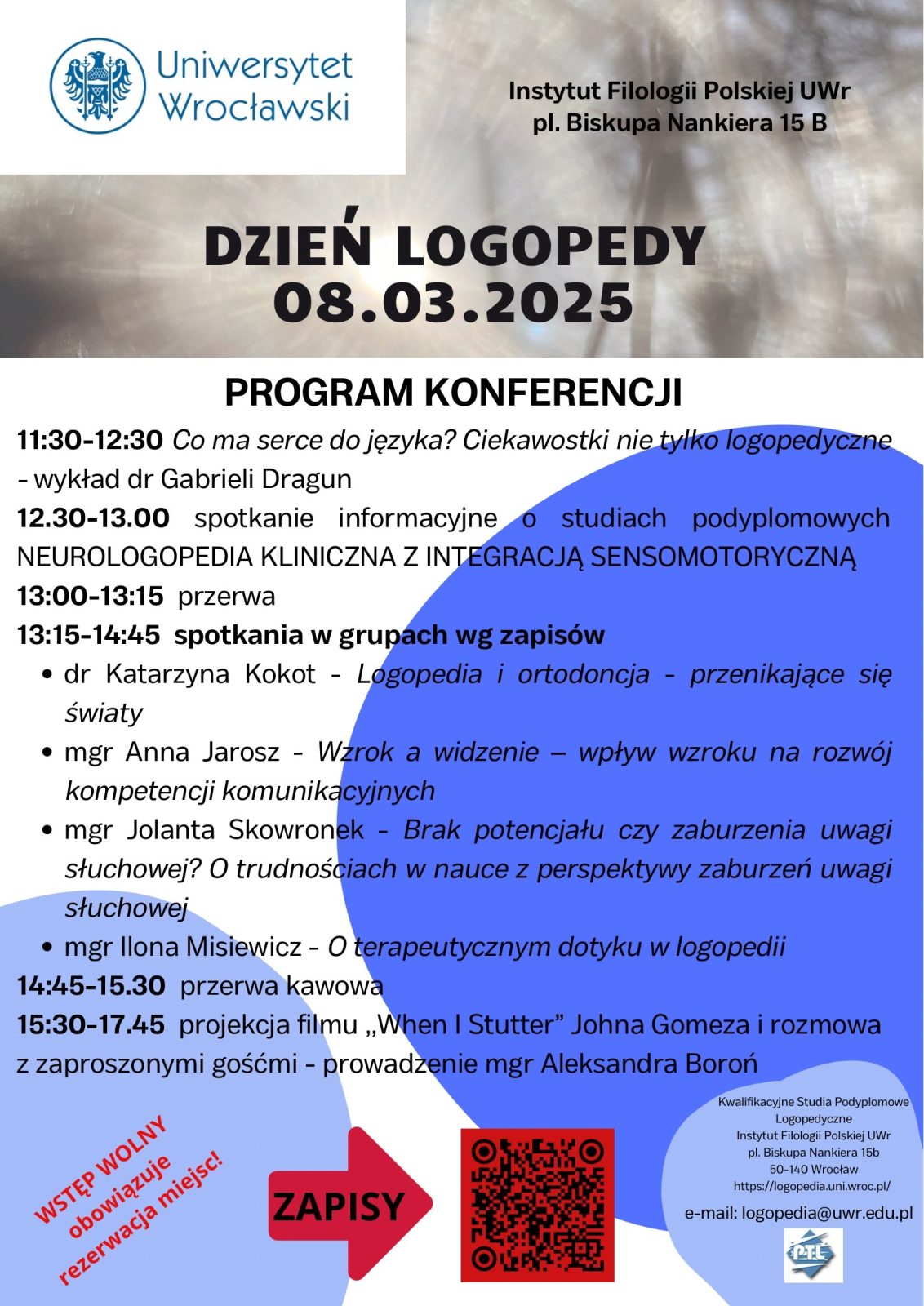 plakat Dzień Logopedy
