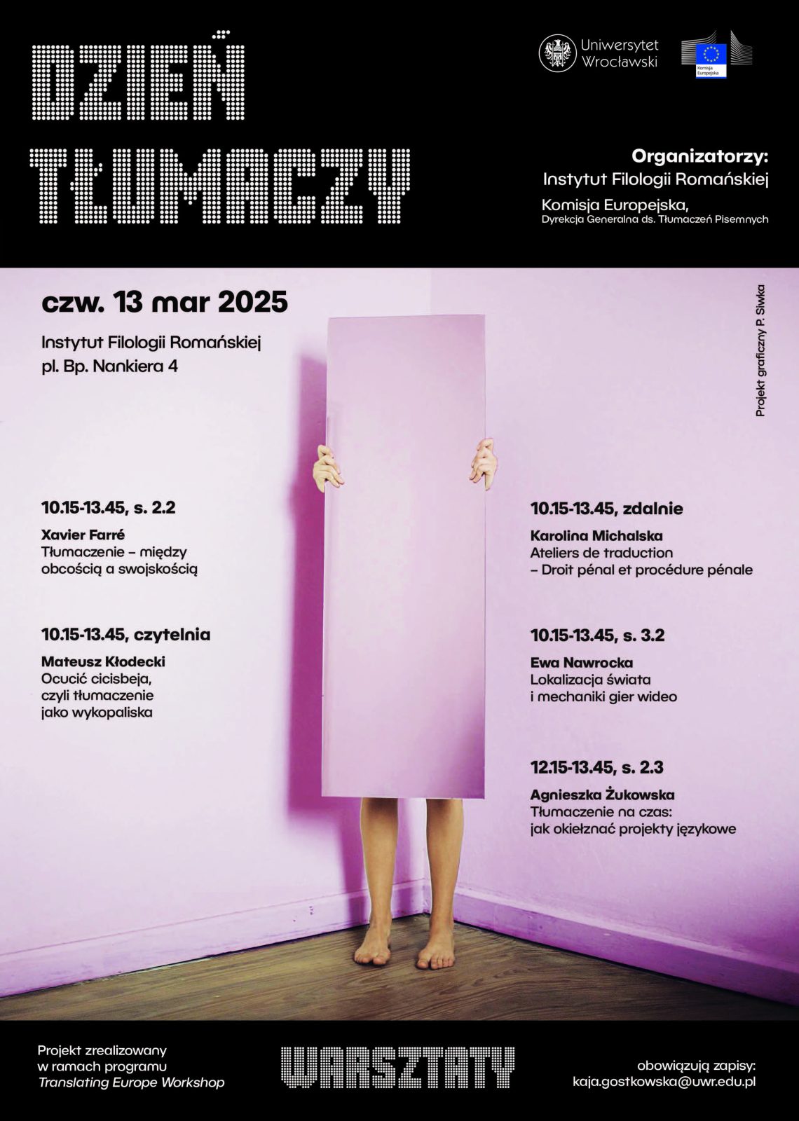info z grafiką o warsztatach