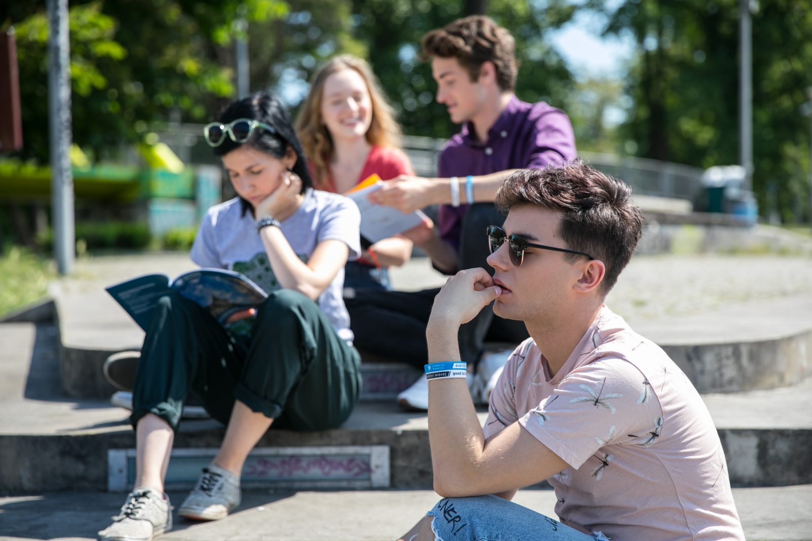 grupa studentów