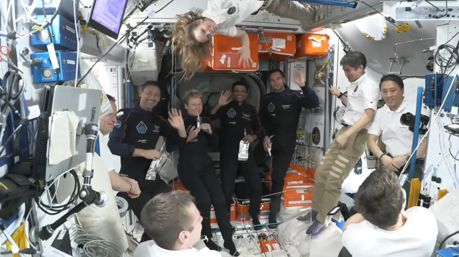 Astronauci na Międzynarodowej Stacji Kosmicznej (ISS)