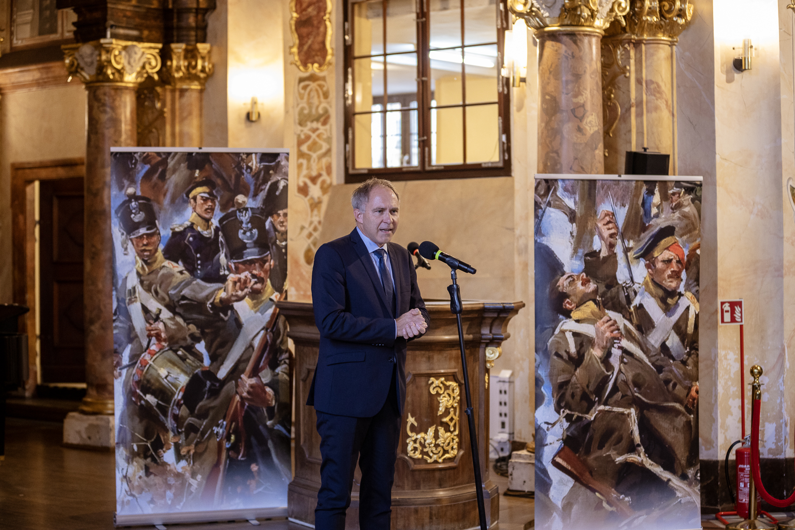 Uroczyste otwarcie międzynarodowej konferencji „Europejskie relacje kulturowe w ramach Trójkąta Weimarskiego. Dezyderaty – Szanse – Potencjały” w Oratorium Marianum, Uniwersytet Wrocławski. fot. Paweł Piotrowski