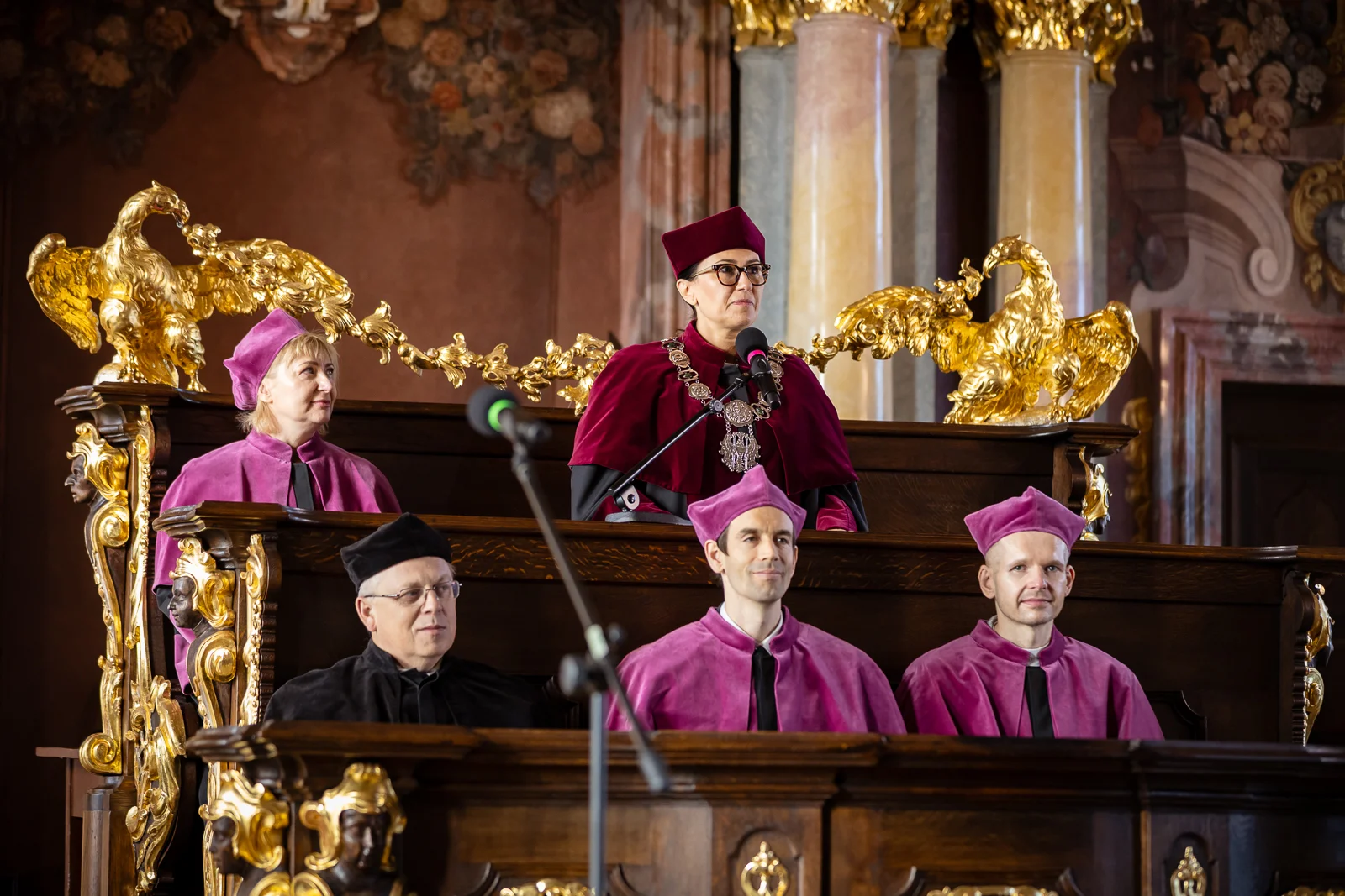 Uroczysta immatrykulacja studentów I roku 2025/2026 Wydział Neofilologii UWr. fot. Paweł Piotrowski