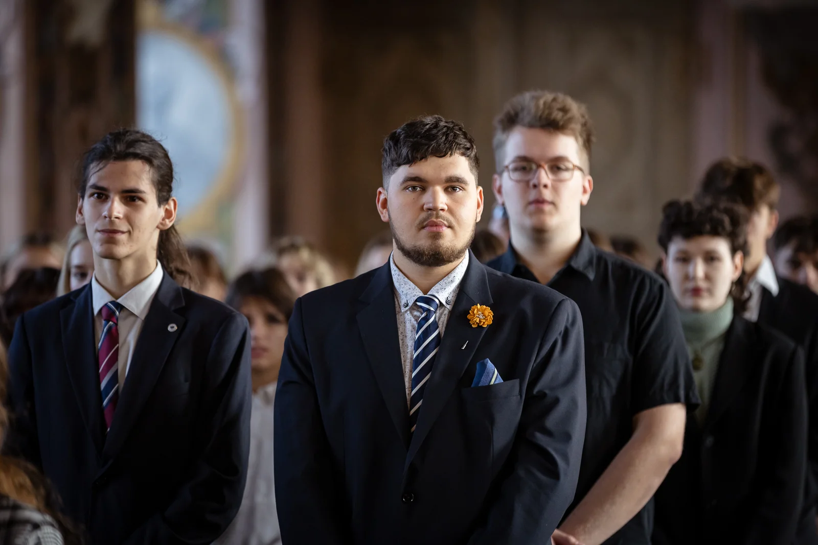 Uroczysta immatrykulacja studentów I roku 2025/2026 Wydział Neofilologii UWr. fot. Paweł Piotrowski