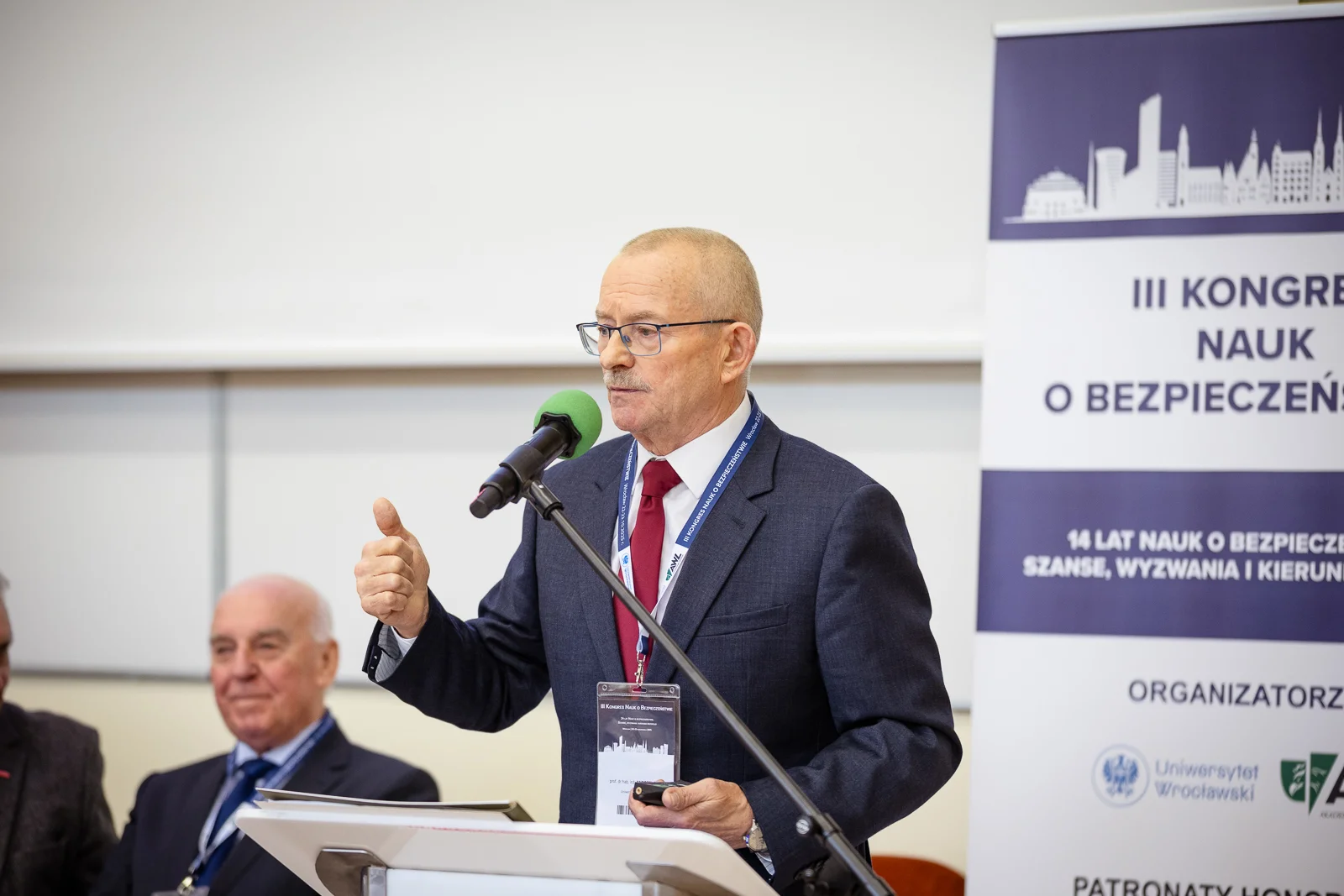 Uroczyste otwarcie III Ogólnopolskiego Kongresu Nauk o Bezpieczeństwie na Wydziale Nauk Społecznych UWr. Tematem przewodnim jest “14 lat nauk o bezpieczeństwie. Szanse, wyzwania i kierunki rozwoju”. fot. Paweł Piotrowski