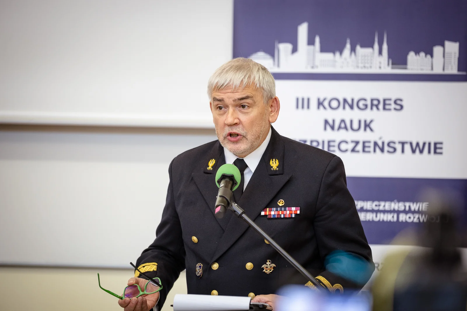 Uroczyste otwarcie III Ogólnopolskiego Kongresu Nauk o Bezpieczeństwie na Wydziale Nauk Społecznych UWr. Tematem przewodnim jest “14 lat nauk o bezpieczeństwie. Szanse, wyzwania i kierunki rozwoju”. fot. Paweł Piotrowski