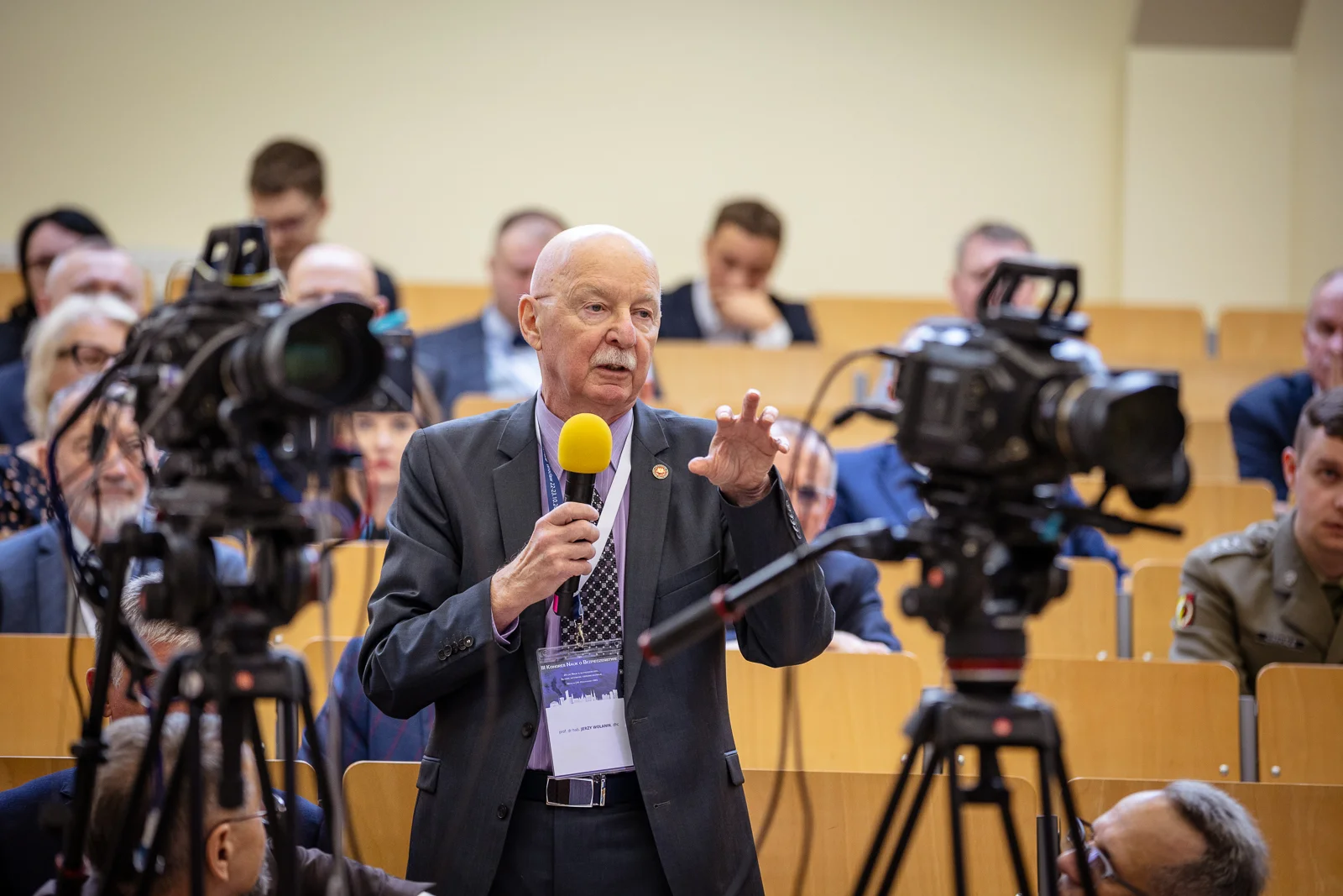 Uroczyste otwarcie III Ogólnopolskiego Kongresu Nauk o Bezpieczeństwie na Wydziale Nauk Społecznych UWr. Tematem przewodnim jest “14 lat nauk o bezpieczeństwie. Szanse, wyzwania i kierunki rozwoju”. fot. Paweł Piotrowski