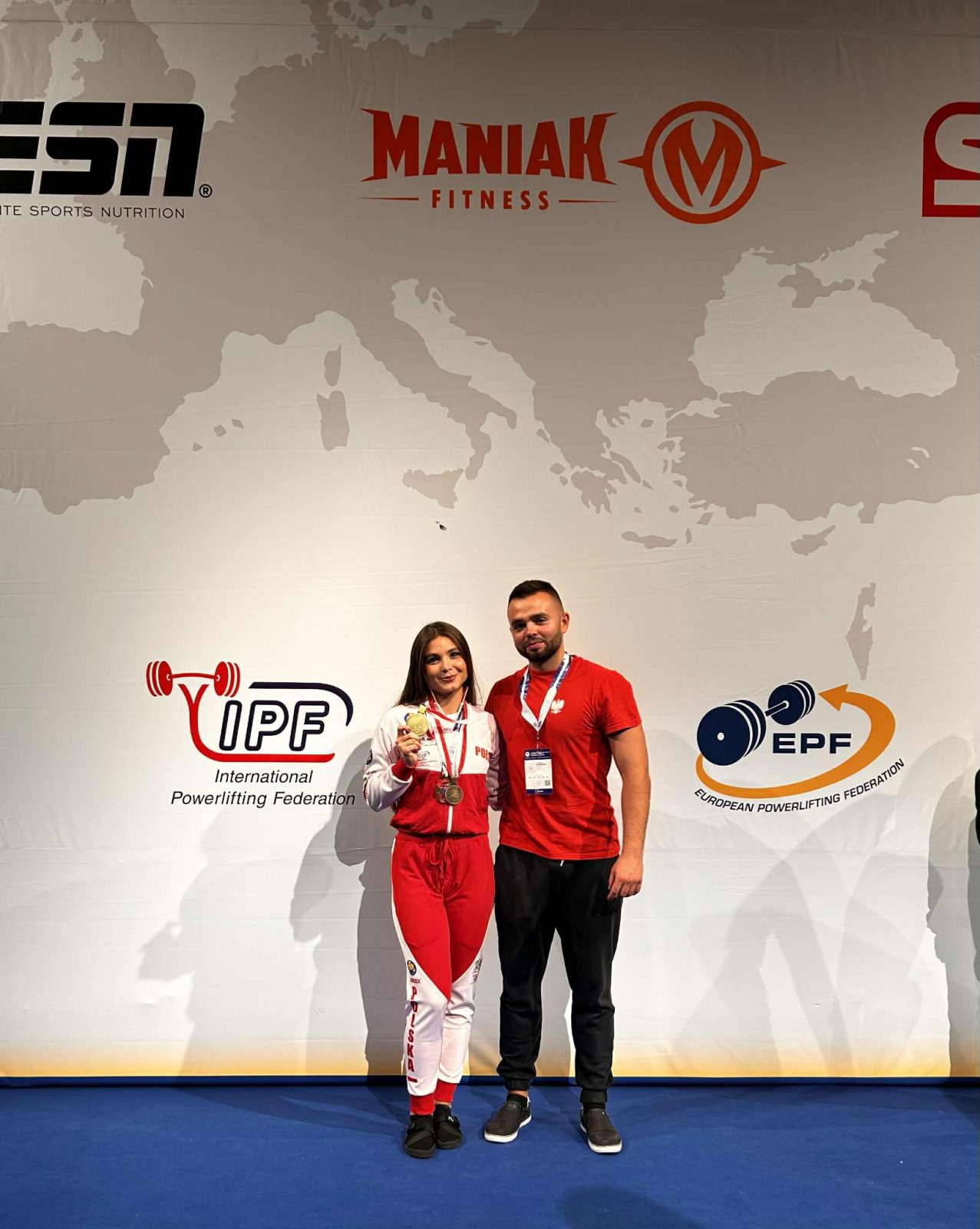 Martyna Janaszek z trenerem