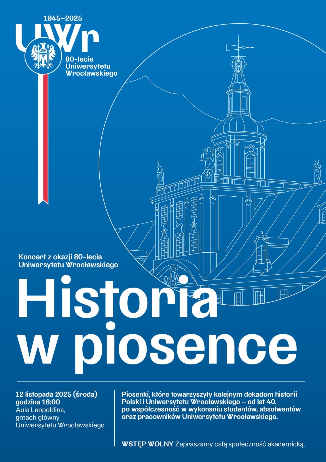 Plakat Historia w piosence