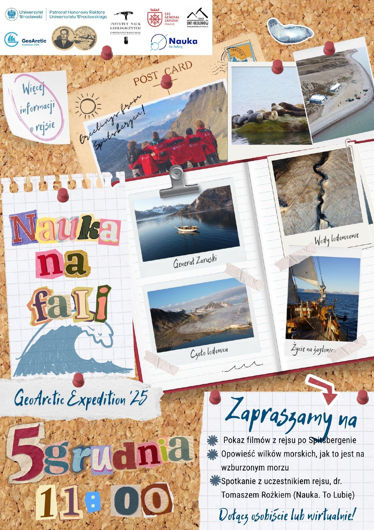 plakat Nauka na Fali