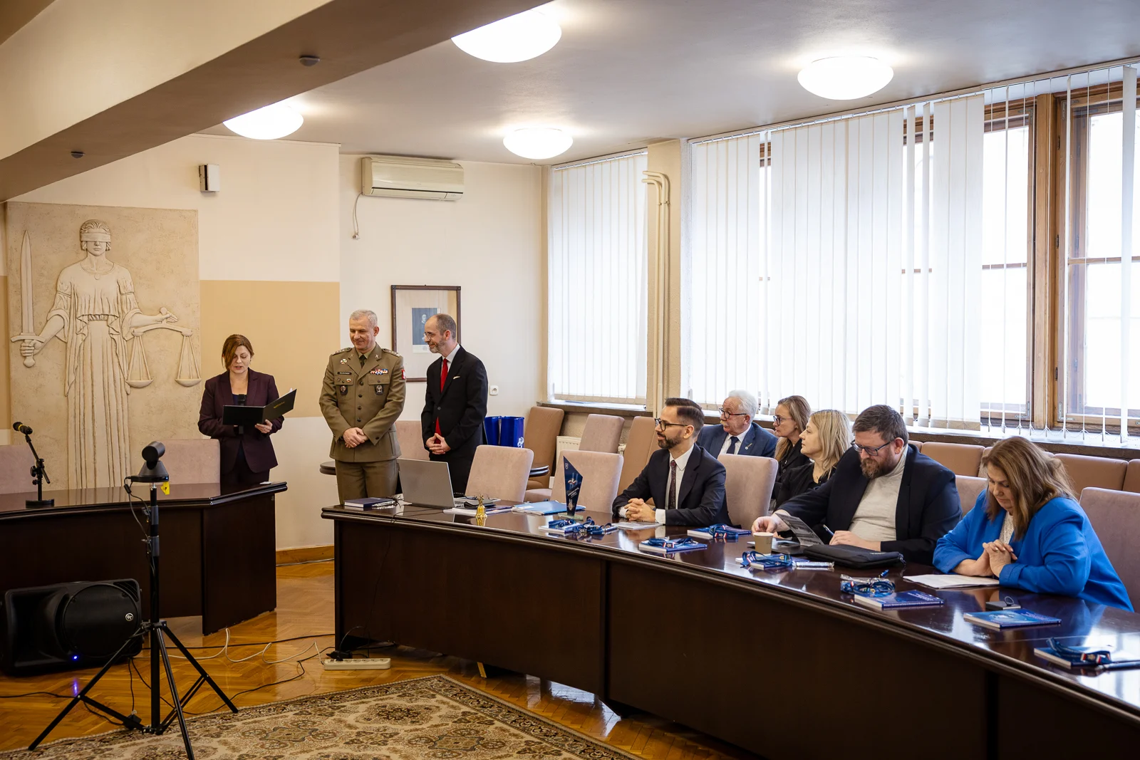 Seminarium naukowe „Bezpieczeństwo narodowe w kontekście przemian społecznych i wyzwań urbanizacyjnych: interdyscyplinarna diagnoza i perspektywy”. Fot. Paweł Piotrowski