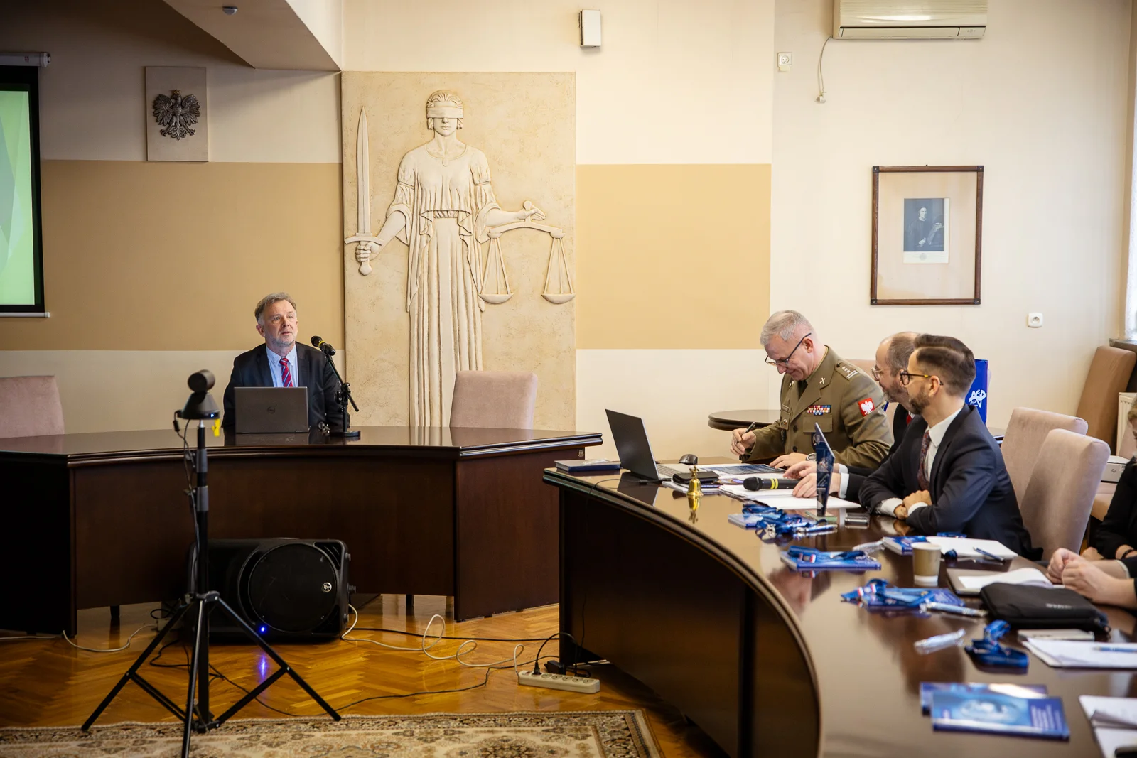 Seminarium naukowe „Bezpieczeństwo narodowe w kontekście przemian społecznych i wyzwań urbanizacyjnych: interdyscyplinarna diagnoza i perspektywy”. Fot. Paweł Piotrowski