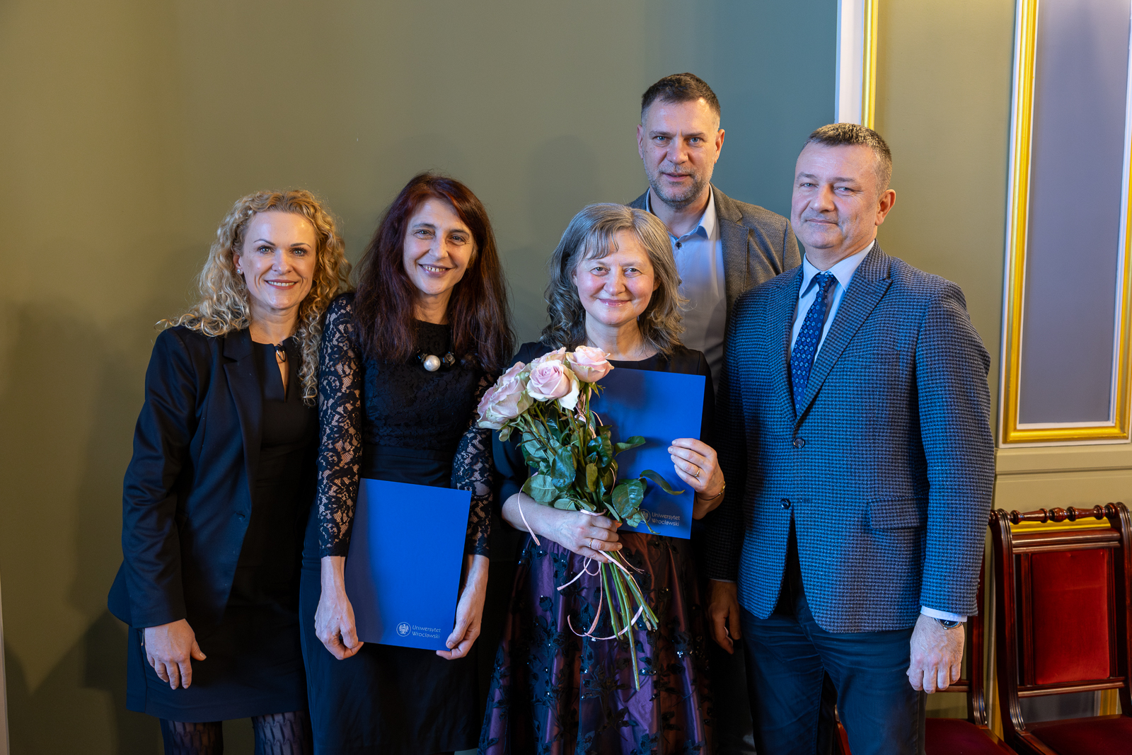 Uroczystość wręczenia dyplomów profesorom tytularnym i uczelnianym. fot. Paweł Piotrowski