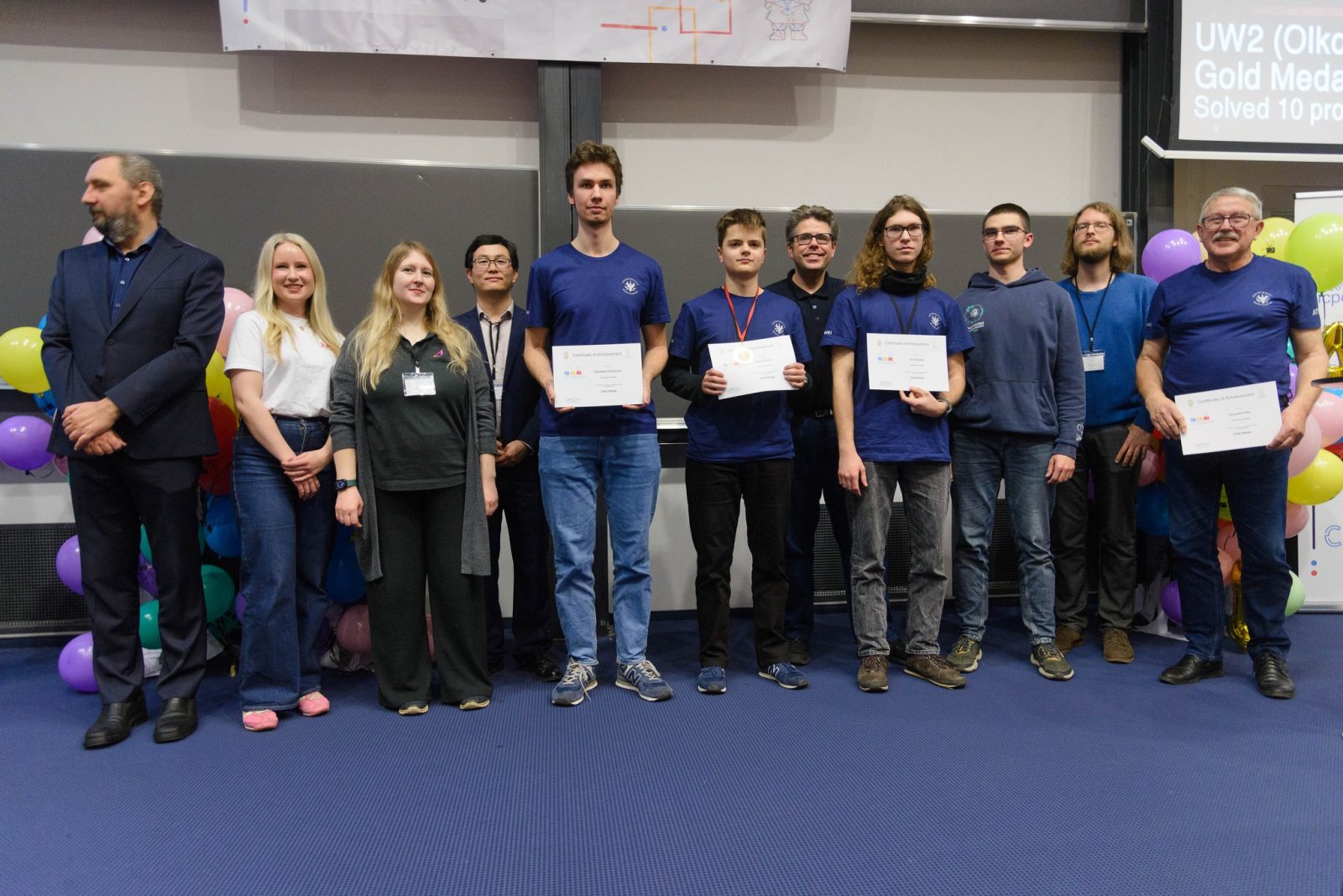 Gold medal, 2nd place: Jan Gwiazda, Stanisław Karpiejczyk, Jerzy Olkowski University of Warsaw, Warszawa