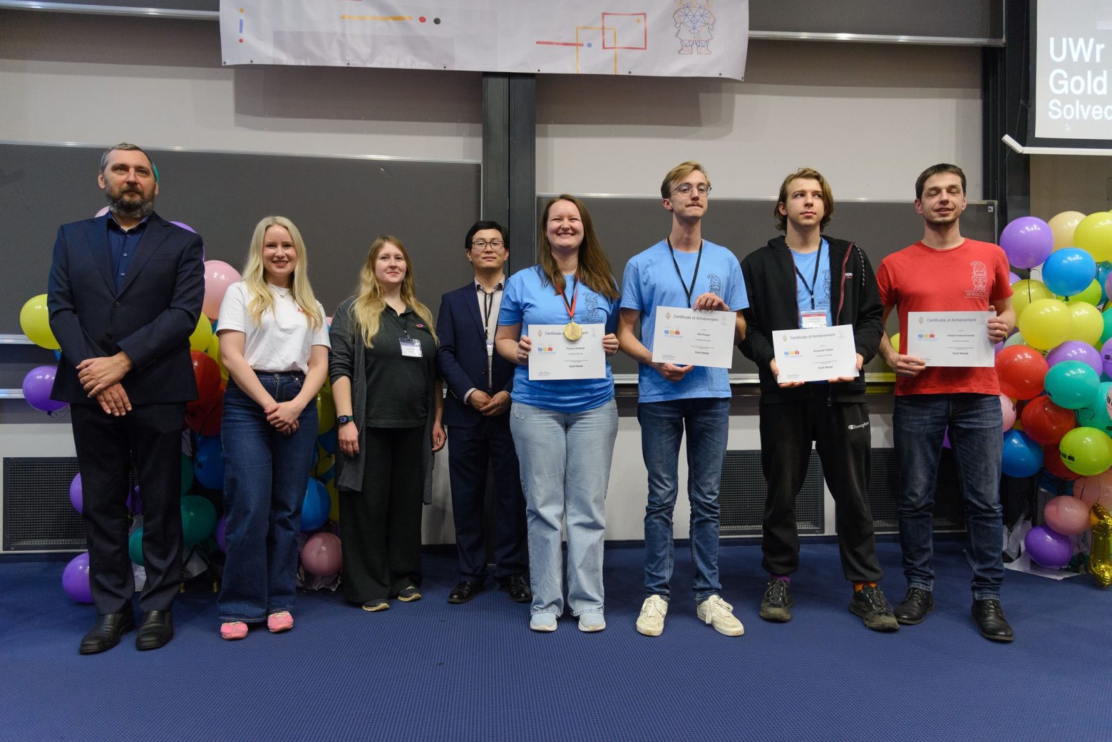 Gold medal, 3rd place: Olaf Surgut, Krzysztof Olejnik, Paulina Żeleźnik University of Wroclaw, Wrocław