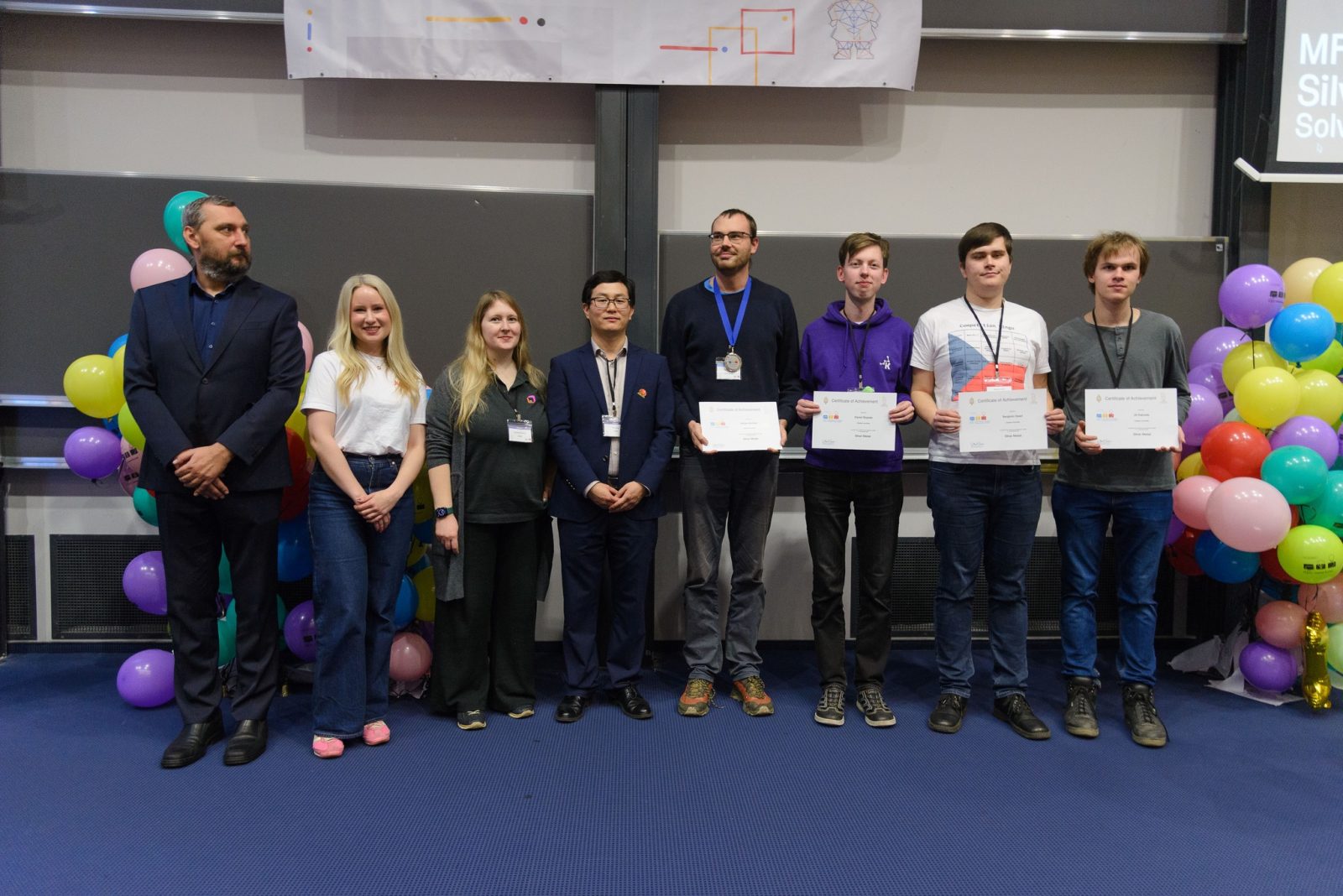 Silver medal, 5th place: Benjamin Swart, Daniel Skýpala, Jiri Kalvoda Charles University, Prague